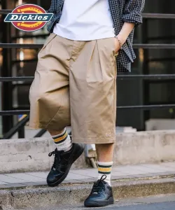 Эксклюзивные рабочие шорты Dickies с широкими рукавами и перекрестным плетением от FREAK'S STORE [Лимитированная серия]