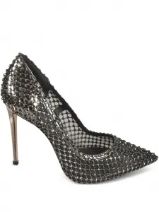 Туфли с кристаллами Le Silla, черный