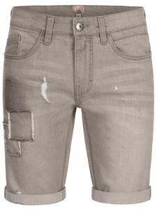Джинсовые шорты INDICODE JEANS Regular Jeans Roberts, серый деним