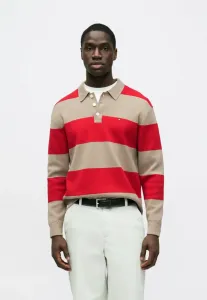 Полный миланский джемпер Tommy Hilfiger, Coastal Taupe/Medium Red