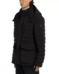 Пуховая куртка Greystone 3q Moose Knuckles, черный