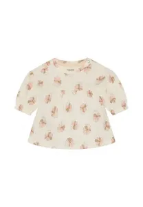 Платье из трикотажа с принтом по всей поверхности Noppies, Egret