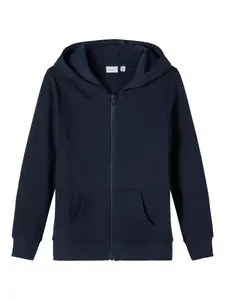 Худи NAME IT Zip-Up Hoodie NKMNes, темно-синий