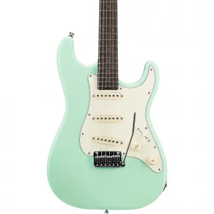 Электрогитара Schecter Guitar Research Custom Shop Nick Johnston Traditional Electric Guitar, Atomic Green, Mint Green, защитная накладка