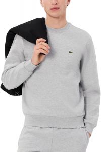 Lacoste мужская толстовка из органического хлопка, Argent Chine