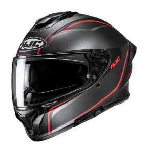 Шлем HJC C71 Quez HJC Helmets, матовый красный/черный