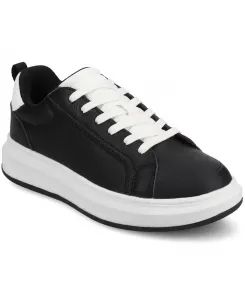 Женские кроссовки Meeya на платформе со шнуровкой Journee Collection, черный