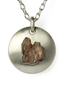 Колье Disk Parts of Four, серебяный