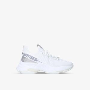 Трикотажные кроссовки Maxilla-R, украшенные стразами Steve Madden, белый