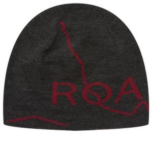 Шерстяная шапочка с логотипом Roa, антрацит