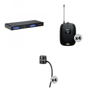 Беспроводной приемник Shure SLXD4QDAN+ Quad-Channel Digital Wireless Receiver Kit with