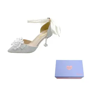 Xingdiman Серебряные лодочки на шпильке 8 см, цвет Silver 8cm