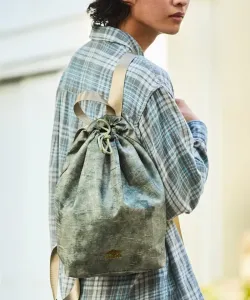 Складная мини-сумка SP с эффектом мятой ткани / Складная мини-сумка на заказ 25AW