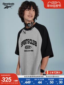 Футболка Reebok с короткими рукавами, светло-серый