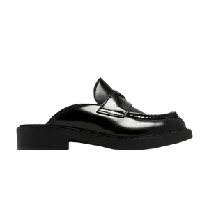 Мюли Prada Brushed Leather Mule 'Black', черный