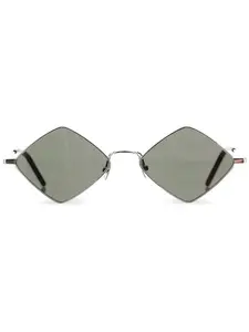 Солнцезащитные очки в оправе в форме ромба Saint Laurent Eyewear, черный