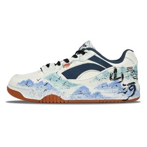 Лининг Мунлайт Уайт Хай Амортизирующие износостойкие увеличивающие рост низкие скейтбордские кроссовки мужские белый синий зеленый