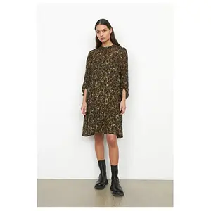 Платье Second Female Simone 3/4 sleeve, зеленый