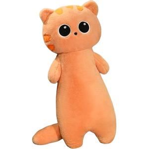 Милые плюшевые куклы котят с большими глазами, высота 40см/60см/80см/100см XIWANTONG, коричневый