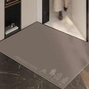 Y U-LIVE Ковер 70х100 см для прихожей, водонепроницаемый, грязеотталкивающий, с рисунком суккулентов, легко чистится