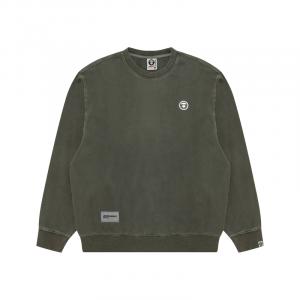 Свитшот мужской Aape, серо-зеленый
