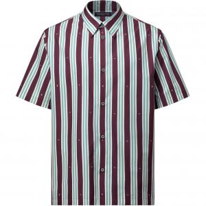 Полосатая рубашка с короткими рукавами LOUIS VUITTON, мультиколор