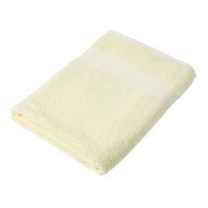 Полотенце махровое 100% хлопок Homescapes, 100x1x180 см цвет hochglanz gelb