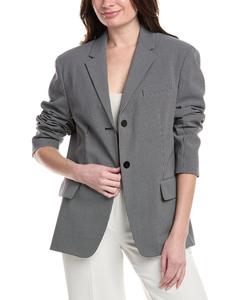 Теория Бокси оверсайз куртка Theory, черный