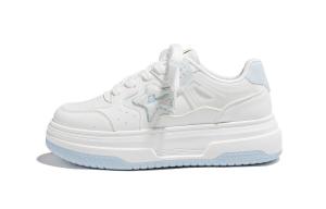 Кроссовки Warrior Skateboarding Low-top, белый/светло-голубой