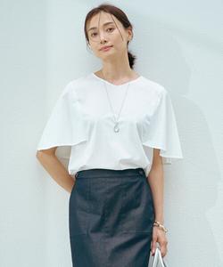 Топ-накидка, трикотаж, плетение J.PRESS Ladies, белый