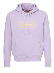 Smiler. Веселая толстовка с капюшоном сиреневого цвета
