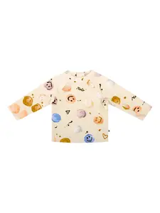 Солнцезащитный топ с длинным рукавом и принтом Molo, бежевый