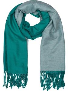 Шарф styleBREAKER, цвет smaragdgrün/creme