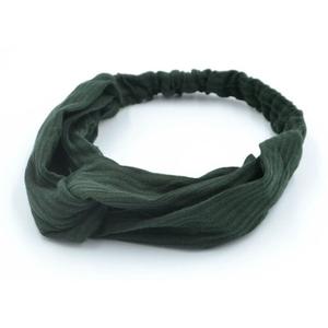 Ободок для волос с узлом в стиле бохо, зеленый Inna Marka