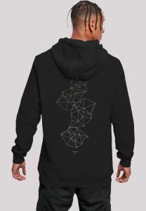 Толстовка GEOMETRICS ABSTRACT - Hoodie F4NT4STIC, черный
