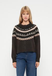 Кардиган Vero Moda VMTAMMY O NECK NORDIC GA, Chocolate Torte /Dark Brown