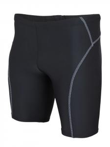 Мужские плавки-джаммер Aquarti до колена, черно-зеленые