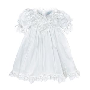 Платье Katherine с вышивкой из льна Petite Maison Kids, белый