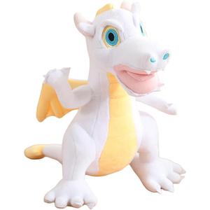 Мягкая игрушка летающий дракон, 24 см Mr. Toy, белый