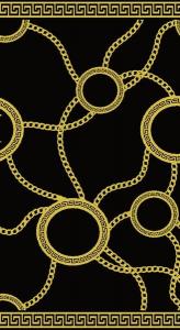 Пляжное полотенце Phlox Rope, 90x160x30 см, черный