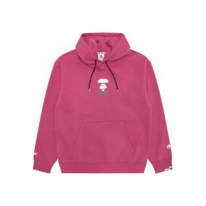 Толстовка с капюшоном A Bathing APE Moonface Aape, розовый