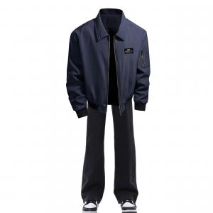 Повседневная спортивная одежда Unisex ZIAREL, темно-синий jacket + черный jeans