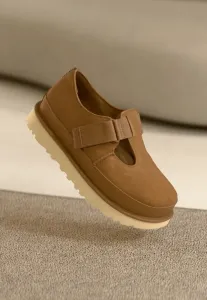 Балетки goldenstar mary jane с ремешком на щиколотке Ugg, Chestnut