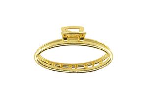 Заколка для волос oval small metall haarklammer Soho, gold, количество 1 шт.