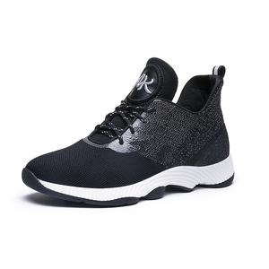 Дышащие повседневные туфли средней высоты для мужчин AOKANG, Black