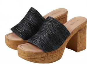 Женские сандалии Applause Platfrom в черном цвете Seychelles