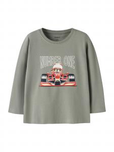 NAME IT Лонгслив 'NMMVUX' в сером цвете