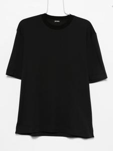 Футболка Zegna с круглым вырезом и короткими рукавами, черный