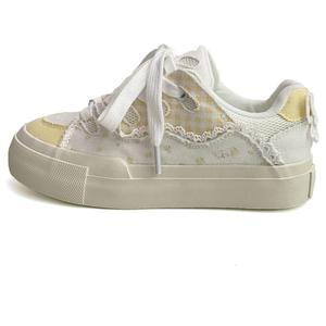 City camel Женские скейтерские кеды лоу топ в сырно-желтом цвете, цвет Cheese Yellow