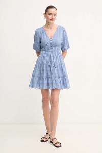 Хлопковое платье DAY Pepe Jeans, синий